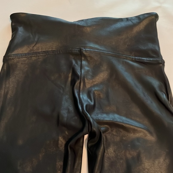 Spanx Faux Leather Moto Style Pull On Size S/P - Picture 15 of 16